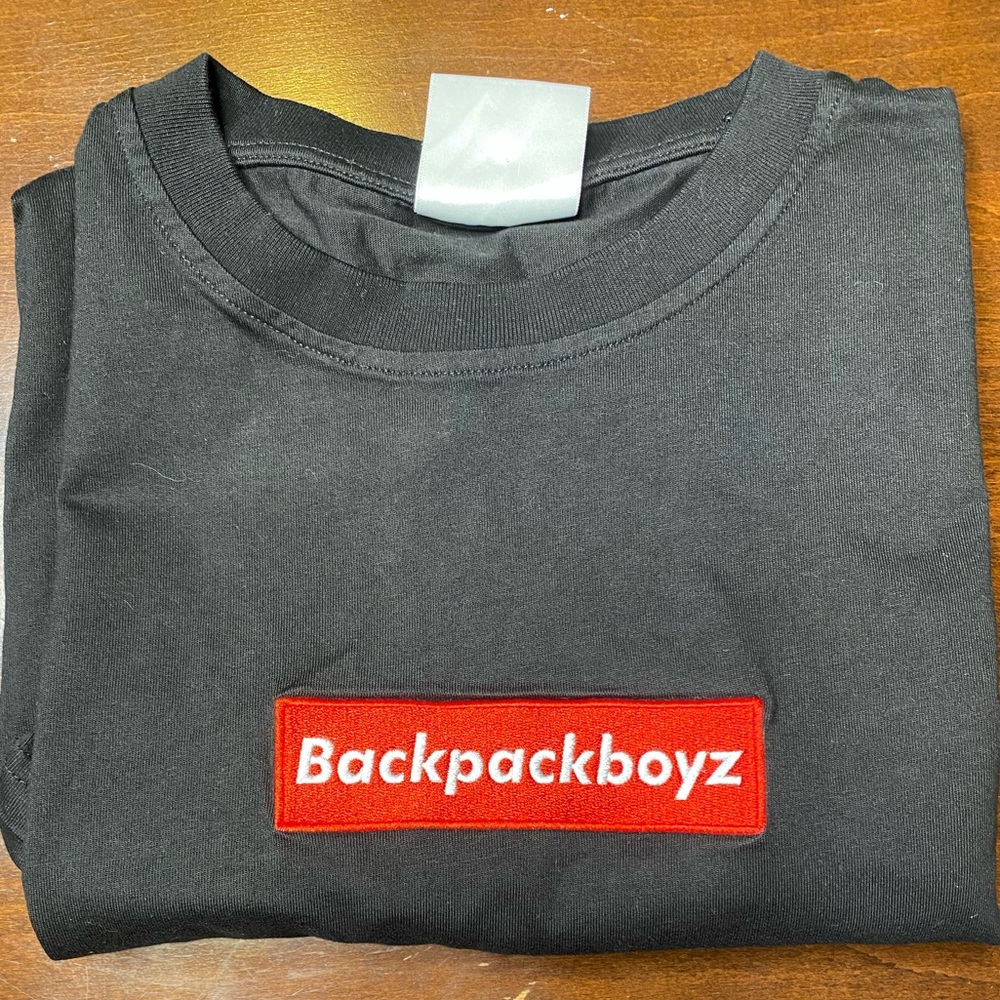 Backpackboyz Shirts | Backpackboyz T-Shirt | Color: Black/Red | Size: L